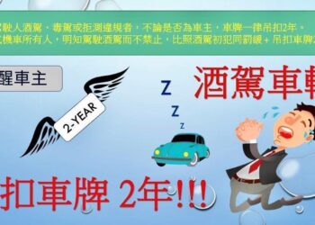 滿車酒味 醉男酒測值飆1.09扯沒喝 警安城執法即刻究辦