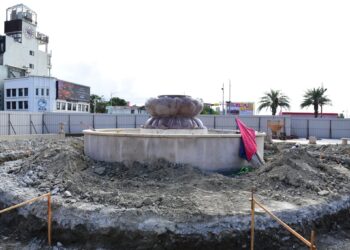 石來運轉挖出日治時期石雕 魏嘉彥指示依文資法辦理