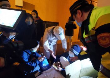 嚴寒送暖『足感心』中市警一分局關懷街友防受凍