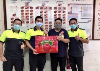 把握黃金救援！竹市OHCA患者康復出院　親赴分隊感謝救命恩人