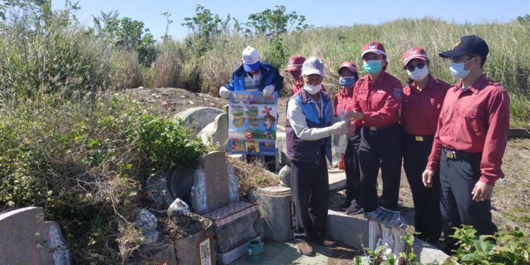 祭祖掃墓不用火環保又平安 彰縣消防守護您平安度清明