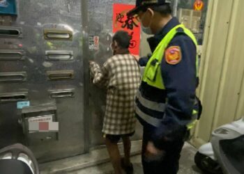 八旬老翁體力驚人 深夜迷航 東勢警即刻救援