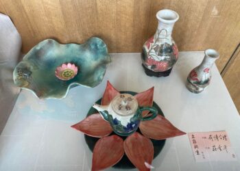土露新生王惠仁師生陶藝展 即起市府藝術廊道繽紛開展邀您遊賞疫後「陶花園」