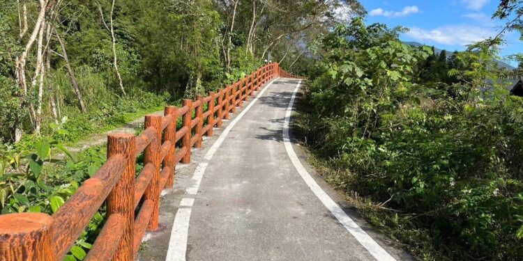 花蓮兩潭自行車道安全提升 串聯景區更安心