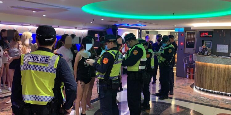 警一分局封閉式威力掃蕩 壓制黑幫氣焰