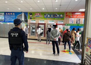 「全民共享普發現金」ATM領現 花警強化安全維護