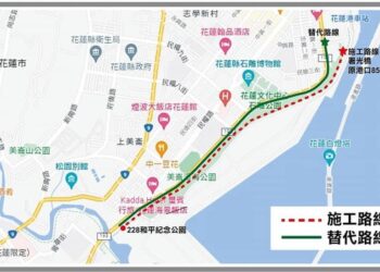 專用道更新彩色鋪面優化用路品質 將加速施工期程以全新面貌迎客