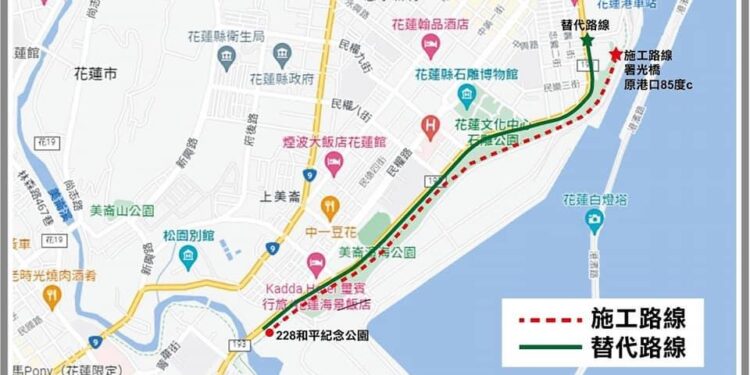 專用道更新彩色鋪面優化用路品質 將加速施工期程以全新面貌迎客