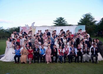 112年花蓮縣春季集團結婚 愛情起飛開啟浪漫旅程