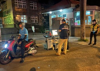 中警三靜城專案掃蕩非法「煙擋管」 除噪音防空汙取締改裝車