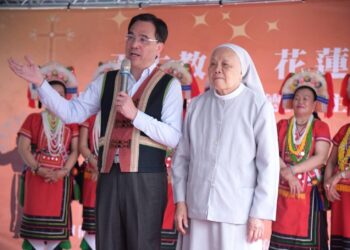 天主教會德安堂區建建堂30週年慶祝活動 徐榛蔚捐百萬為0918地震復建出力