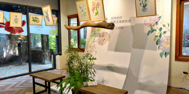 植物相伴 憂歡喜樂 都恬然古碧玲創作展開幕