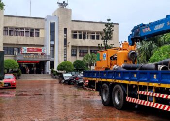 因應6/12豪雨 七河局預設抽水機做好防汛整備