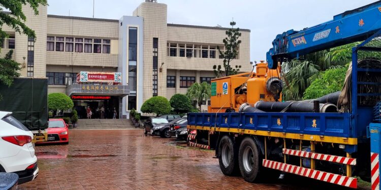 因應6/12豪雨 七河局預設抽水機做好防汛整備