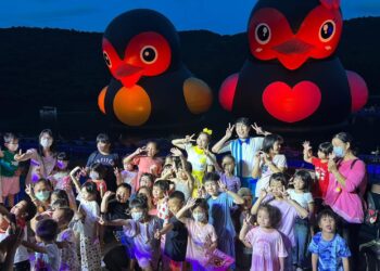 活動倒數兩周 紅面鴨FUN暑假鯉魚潭強勢回歸 紅面鴨與貓頭鷹超萌現身 8/2起星空煙火秀連放12天