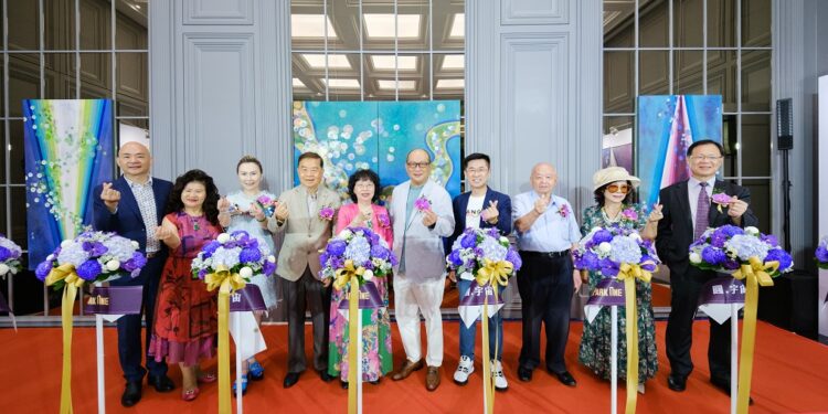 總裁畫家江屘菊 「圓·宇宙」創作個展 豐邑建設藝界合作熱鬧開展 總裁畫家江屘菊 「圓·宇宙」創作個展 豐邑建設藝界合作熱鬧開展