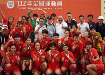 112年全運會足球項目率先登場 花蓮縣女足隊過關斬將勇奪冠軍