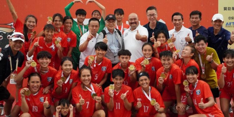 112年全運會足球項目率先登場 花蓮縣女足隊過關斬將勇奪冠軍 112年全運會足球項目率先登場 花蓮縣女足隊過關斬將勇奪冠軍