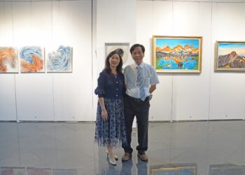 情投藝合陳中文、張麗綿夫妻聯展  屯區藝文中心即日開展