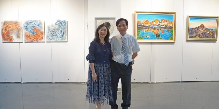 情投藝合陳中文、張麗綿夫妻聯展  屯區藝文中心即日開展