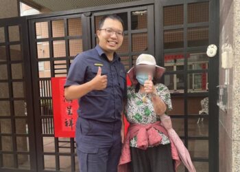 老嫗出門運動迷了路  工業警安全護送回家