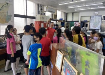 連大朋友也夯參訪   警察一天初體驗