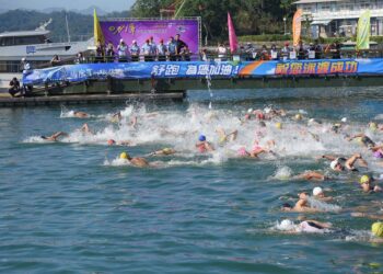 日月潭公開水域游泳錦標賽  卓承齊游出九連霸