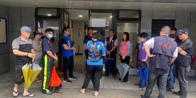 海葵颱風強降雨造成青年住宅積水 管委會全面檢視 海葵颱風強降雨造成青年住宅積水 管委會全面檢視