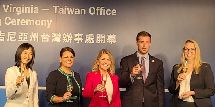 美國維吉尼亞州台灣商務辦事處台北開幕 未來將鞏固台灣經貿關係