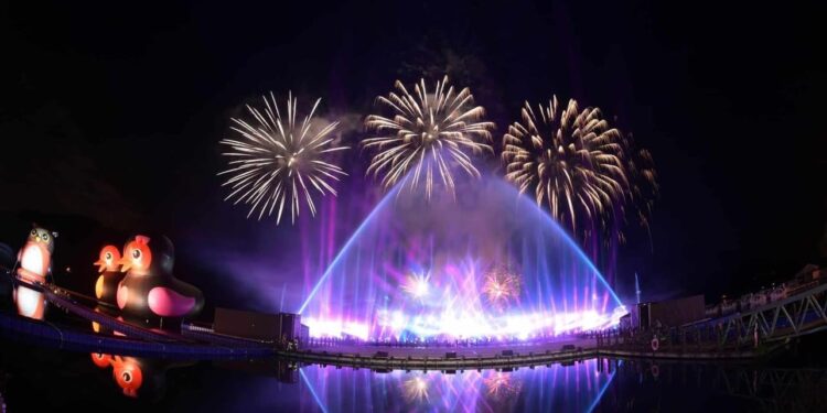 讓世界看見花蓮艾叫伊第一名》用水舞光影展現在地原民特色 「2023花蓮紅面鴨FUN暑假」榮獲國際繆思設計金獎