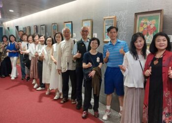 高麗萍棉紙撕畫創作 南港軟體園區展出