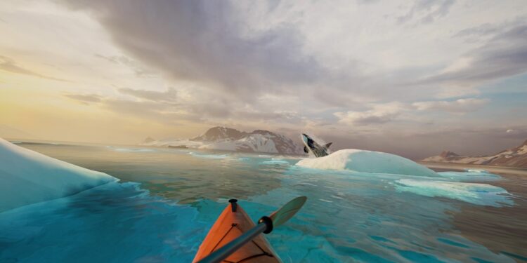 中市圖推出VR虛擬體驗 帶民眾划艇旅讀世界 中市圖推出VR虛擬體驗 帶民眾划艇旅讀世界