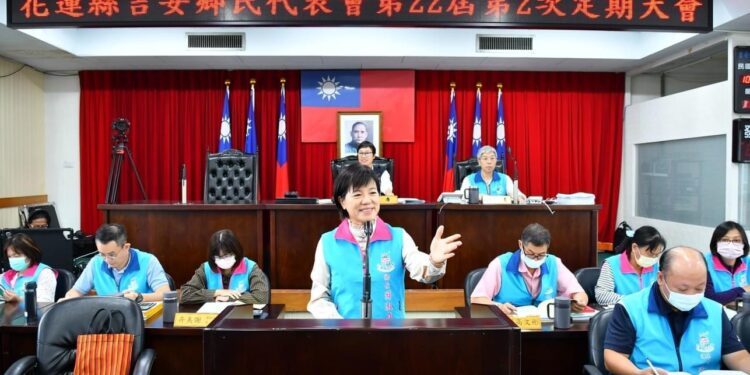 吉安鄉民代表會第22屆第二次定期大會 游淑貞施政報告交出滿貫施政優異成績單