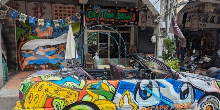 臺中大里塗鴉示範區 重新開放歡迎前往創作 臺中大里塗鴉示範區 重新開放歡迎前往創作