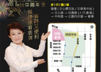 2024臺中市跨年晚會 第六分局治、交安勤務部署「龍」重登場