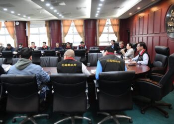 花蓮縣十二月份道安會報 提醒民眾留意車輛改道指引