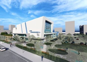 中部唯一滑冰場 北屯國民暨兒運中心上梁 盧市長：打造全齡化運動空間