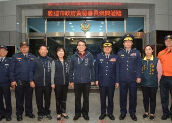 市政府黃秘書長慰問第六分局警民力 期許持續維護春節治交安
