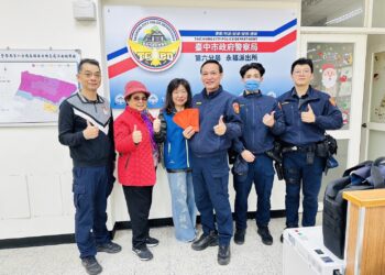 春節不打烊  警友站年前慰問員警辛勞