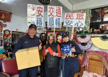 烏日暖警號召在地善心企業率團送暖， 百歲人瑞：「揪甘心」