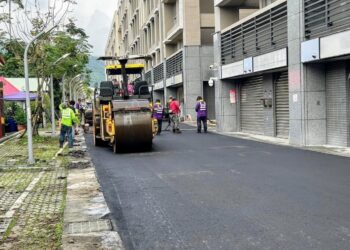 青年住宅地磚及AC鋪設經花蓮縣政府協助與營造公司寬聯協調達成共識 以承擔為共同目標協助青宅永續宜居
