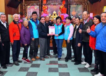 保勝宮拋磚引玉捐吉安50盞平安路燈 保生大帝慈悲護佑眾生照亮回家幸福路