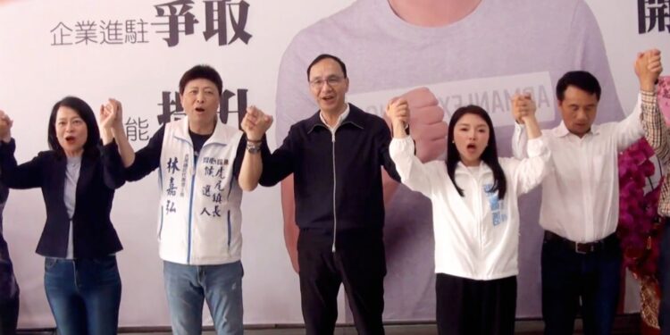 雲林虎尾鎮長補選 朱立倫南下助陣林嘉弘