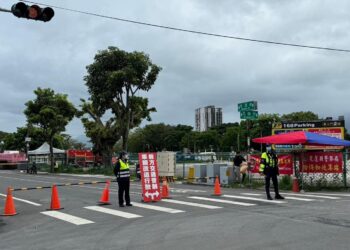 大災當前大愛當行 花警、港警、保五、協勤民力持續揮汗執勤