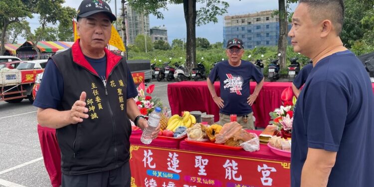東勢巧聖仙師祖廟蒞臨花蓮遶境賜福 並捐花蓮縣政府震災專戶21萬元善款