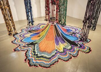 當代藝術與傳統工藝對話 纖博館原民藝術家大型作品超吸睛