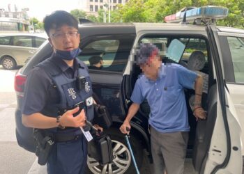 九旬翁走失只記得這裡  中警助其與家人團聚
