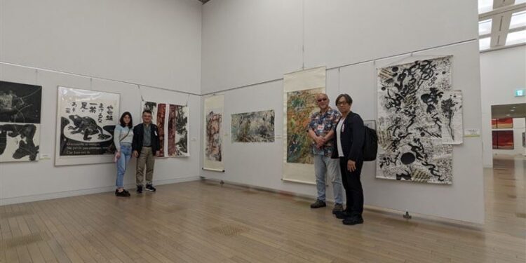 台日藝術交流展第80回記念現展 在東京開幕 廖義銘教授以現代水墨作品喚起深層生活思考 台日藝術交流展第80回記念現展 在東京開幕 廖義銘教授以現代水墨作品喚起深層生活思考