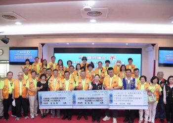 民間愛心持續湧入 台中市大安政天宮等九宮廟、台北仁愛獅子會捐贈相挺