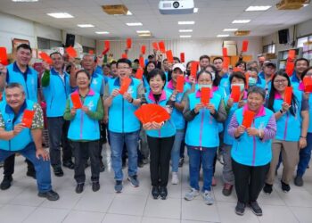 游淑貞獎勵吉安鄉清潔隊員 發放端陽禮金叮嚀勞安防護